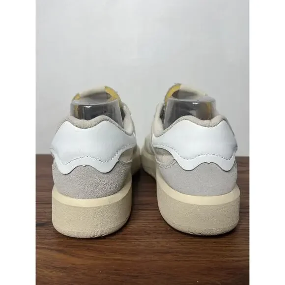 New Balance CT302 White Gray Suede Canvas Men's 9 Neutral Streetwear Casual